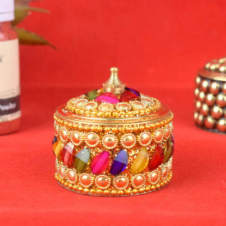 Antique Pooja Kumkum Dabba